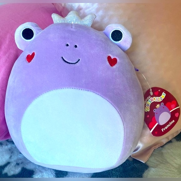 Squishmallows Francine the Purple Frog 8in Plush Limited Edition - Picture 1 of 15